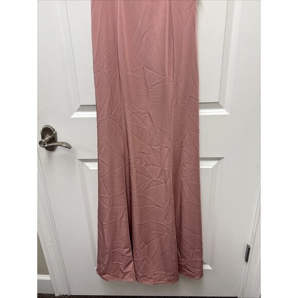 Mac Duggal Size 0 Pink 49093 Embellished Neck Trumpet Prom Formal Gown Dress - Picture 6 of 13